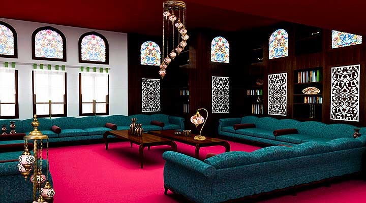 Mozaik Lamba, Mosaic Lamp, Handmade Glasses Mosaic Lamp,